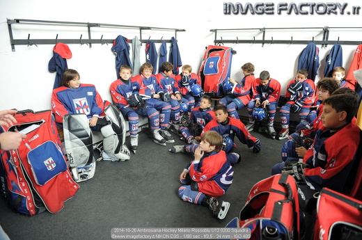 2014-10-26 Ambrosiana-Hockey Milano Rossoblu U12 0200 Squadra